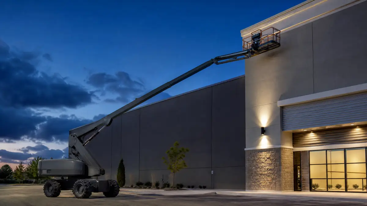 Boom Lifts jobsite access in Dallas
