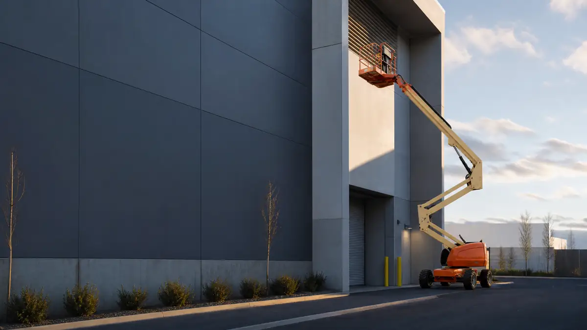 Articulating Boom Lifts jobsite access in Dallas